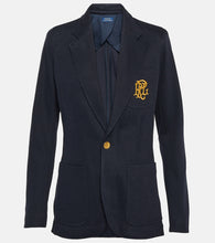 Polo Ralph Lauren Embroidered cotton-blend blazer - Polo Ralph Lauren 刺绣棉混纺西装外套