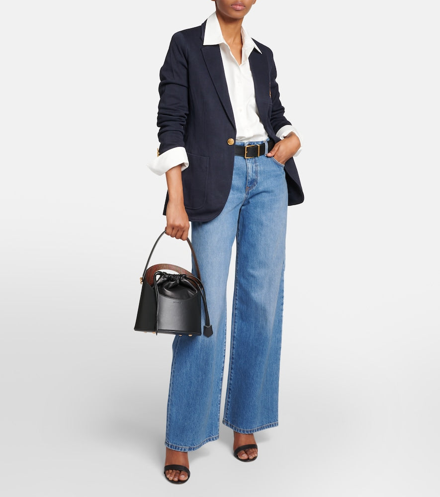 Polo Ralph Lauren Embroidered cotton-blend blazer