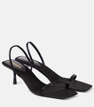 Saint Laurent Jaspe 55 satin cr√É¬™pe sandals