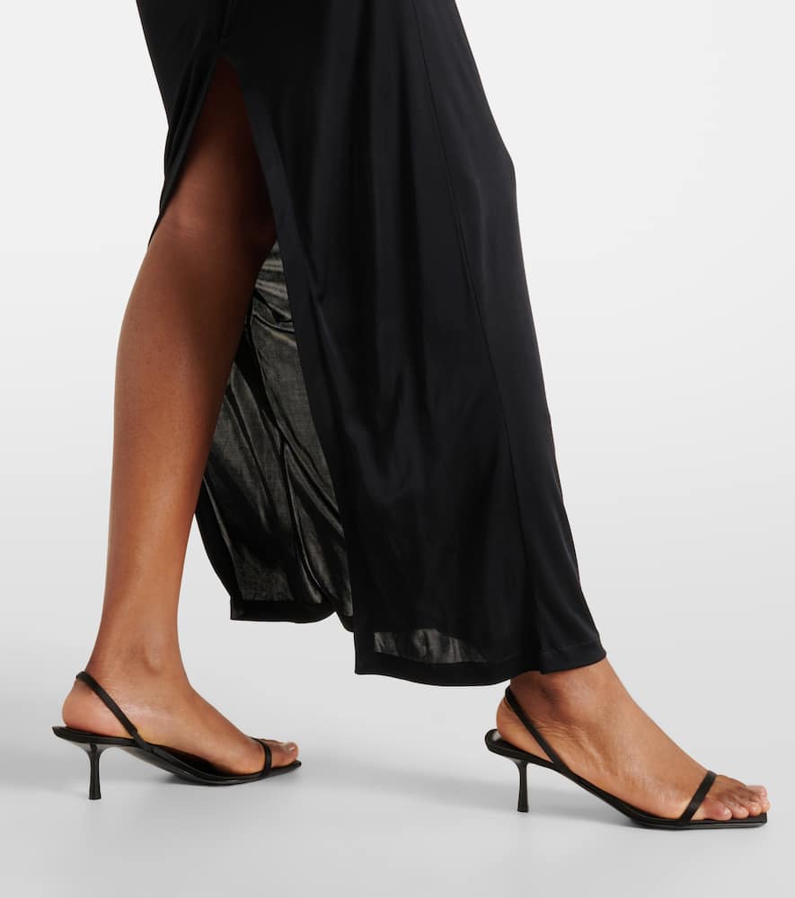 Saint Laurent Jaspe 55 satin cr√É¬™pe sandals