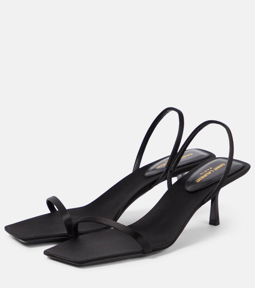 Saint Laurent Jaspe 55 satin cr√É¬™pe sandals