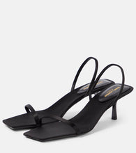 Saint Laurent Jaspe 55 satin cr√É¬™pe sandals