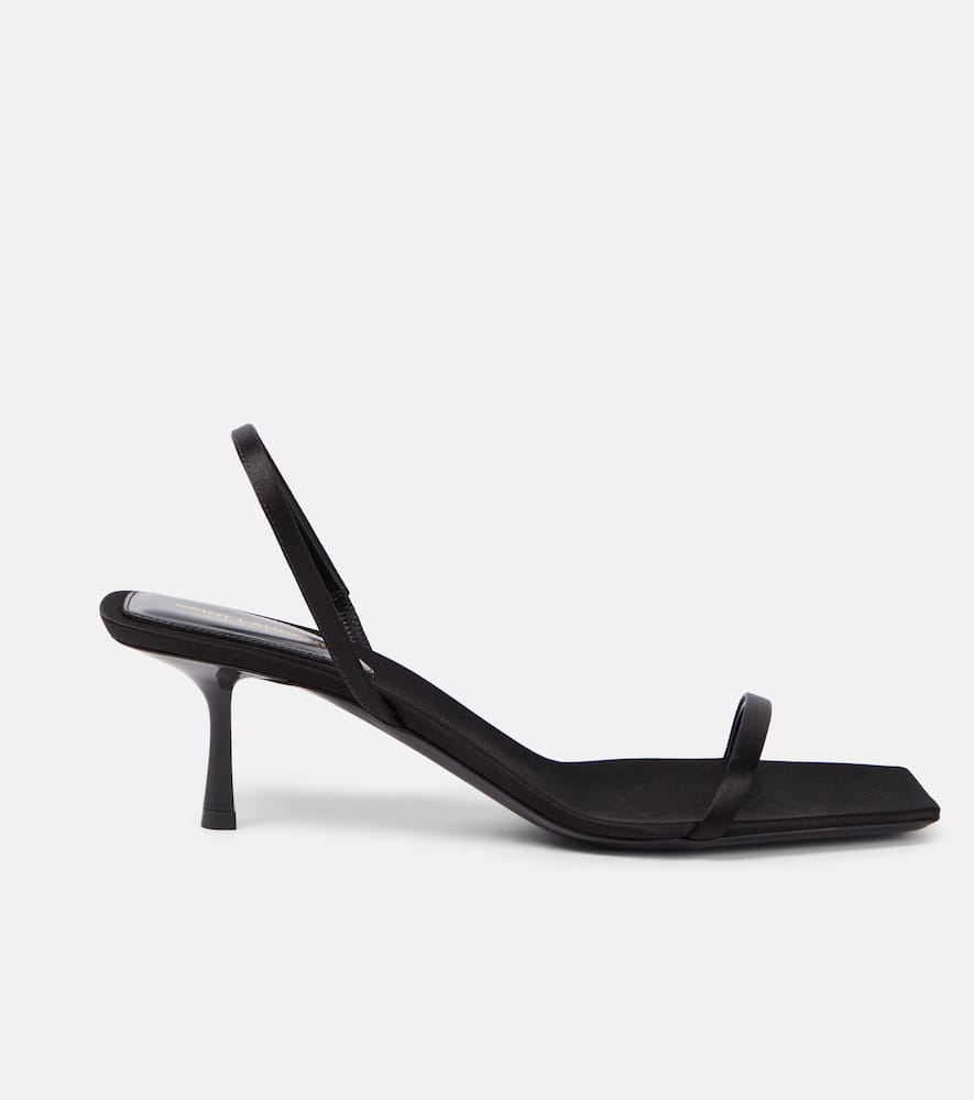 Saint Laurent Jaspe 55 satin cr√É¬™pe sandals