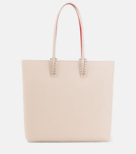 Christian Louboutin Cabata leather tote bag. Shop Christian Louboutin Tote Bags for women now.