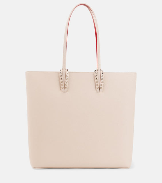 Christian Louboutin Cabata leather tote bag. Shop Christian Louboutin Tote Bags for women now.