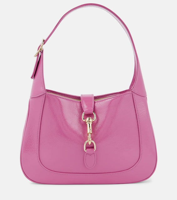 Gucci Gucci Jackie Small patent leather shoulder bag. Shop Gucci Shoulder Bags for women now.
