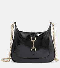 Gucci Jackie Notte Mini patent leather crossbody bag. Shop Gucci Shoulder Bags for women now.