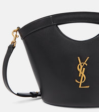 Saint Laurent Celia Mini leather tote bag