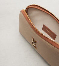 Saint Laurent Gaby leather-trimmed canvas crossbody bag