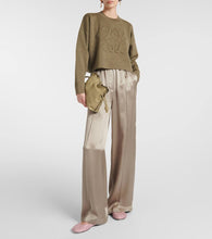 Loewe Flamenco Mini leather clutch