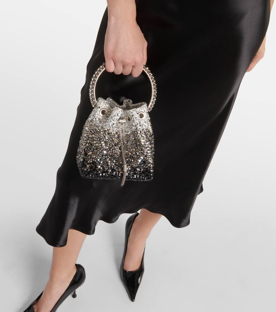 Jimmy Choo Bon Bon embellished bucket bag