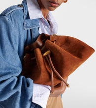 Jimmy Choo Cinch M suede bucket bag