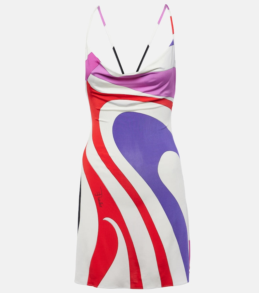 Pucci Marmo printed minidress. Pucci Marmo印花迷你连衣裙