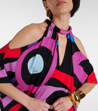 Pucci Marmo draped jersey kaftan