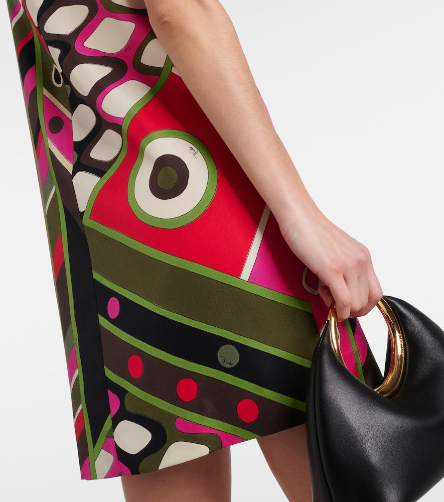 Pucci Vivara silk twill minidress