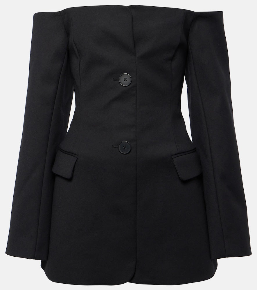 SIR Sandrine off-shoulder blazer dress. SIR Sandrine露肩西装裙
