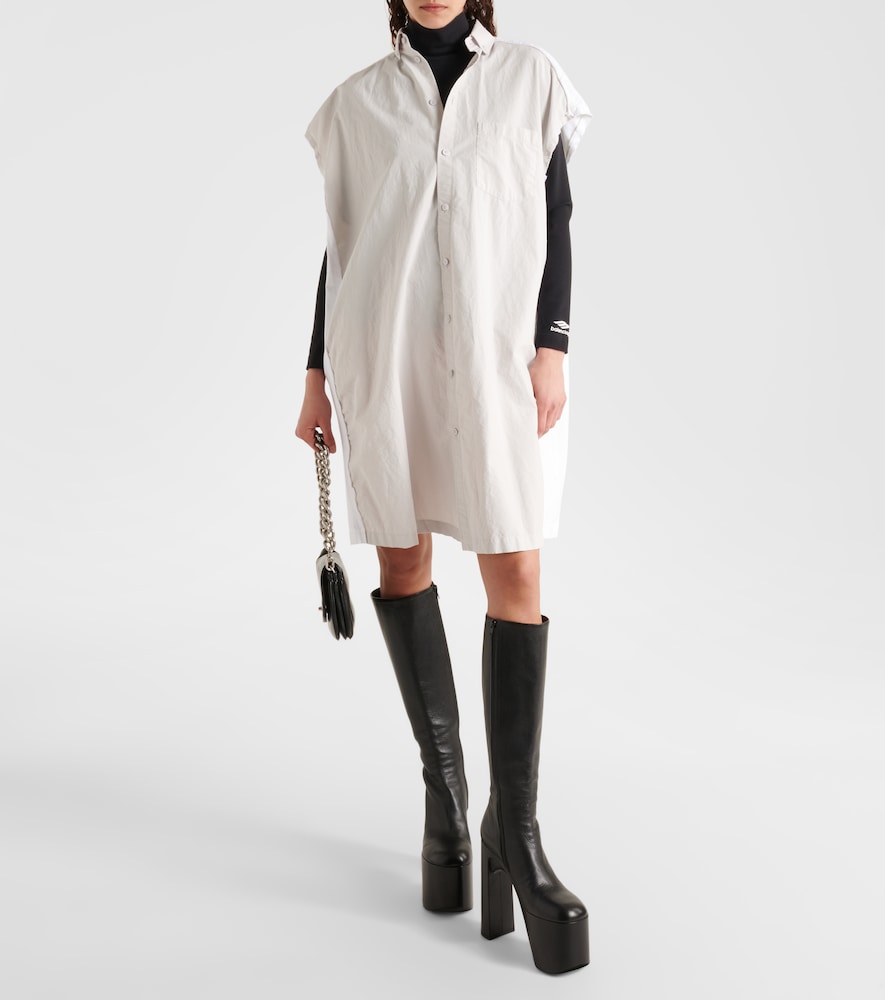 Balenciaga Oversized cotton shirt dress