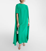 Valentino Cady Couture caped midi dress