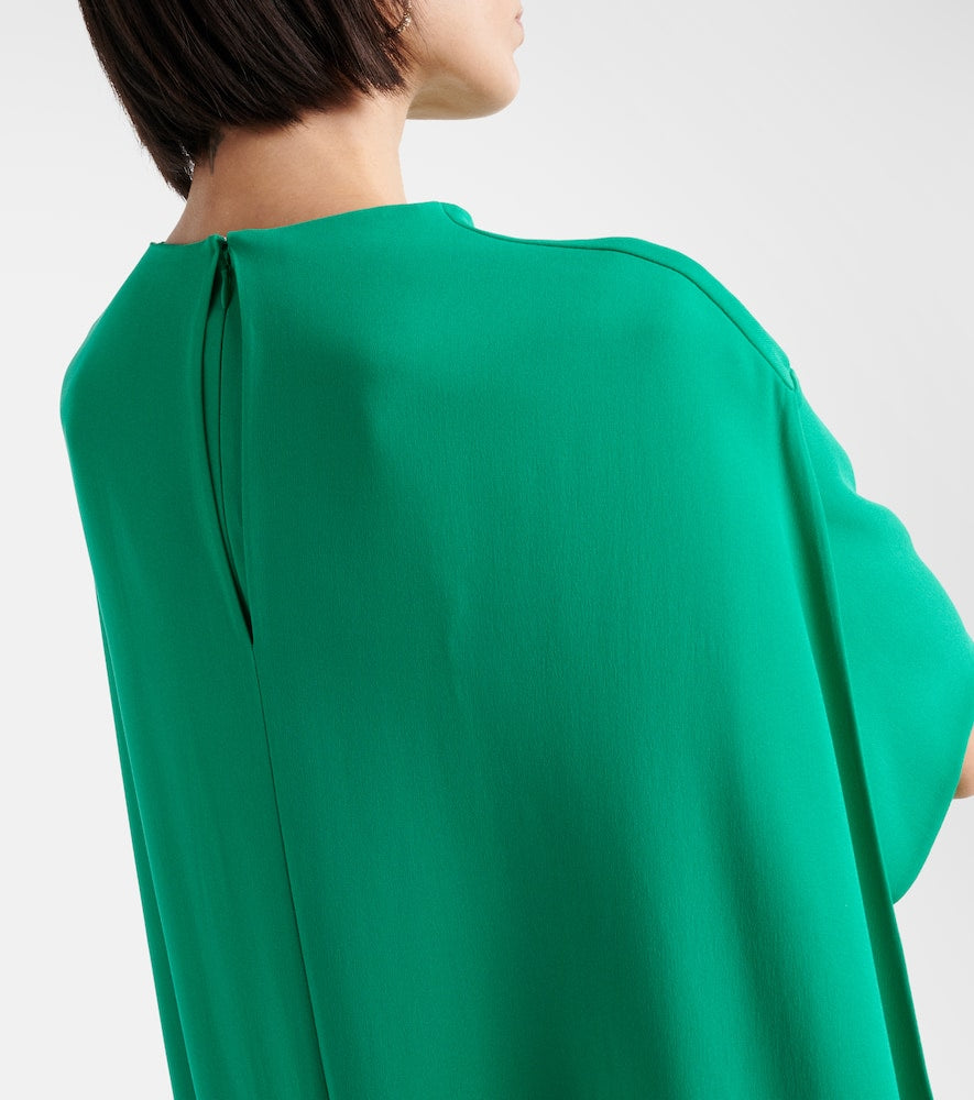 Valentino Cady Couture caped midi dress