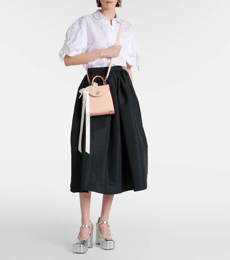 Simone Rocha Valentine Mini leather tote bag