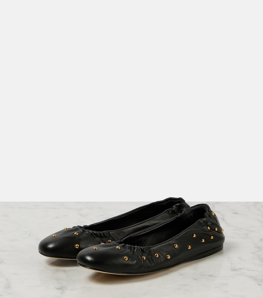 Chloe Eia studded leather ballet flats