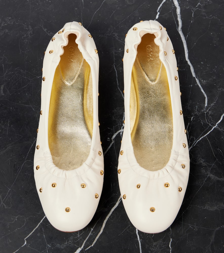 Chloe Eia studded leather ballet flats
