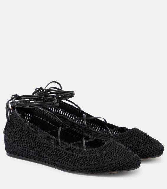 Isabel Marant Belna open-knit ballet flats