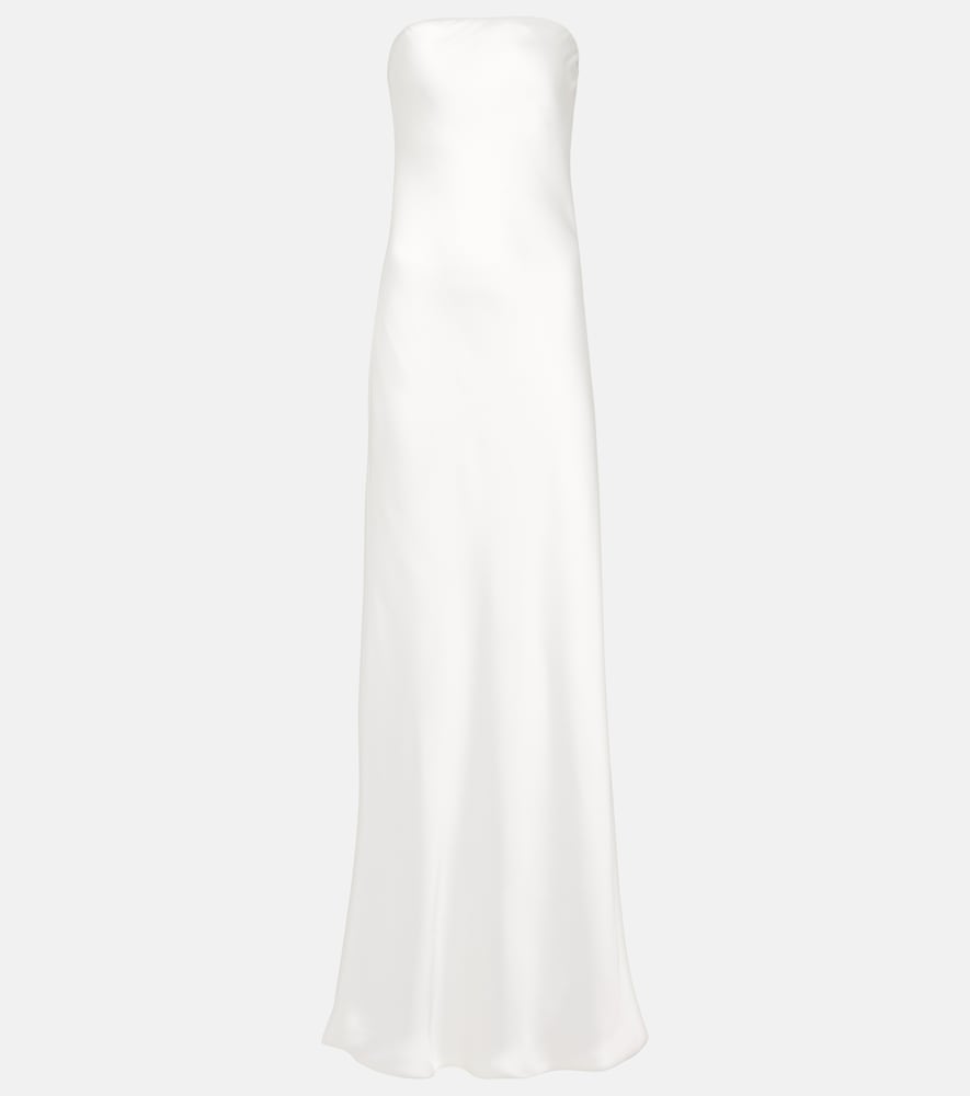 Norma Kamali  satin gown. Norma Kamali 缎面礼服