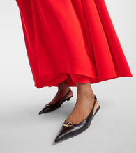 Valentino Garavani VLogo Signature leather slingback pumps