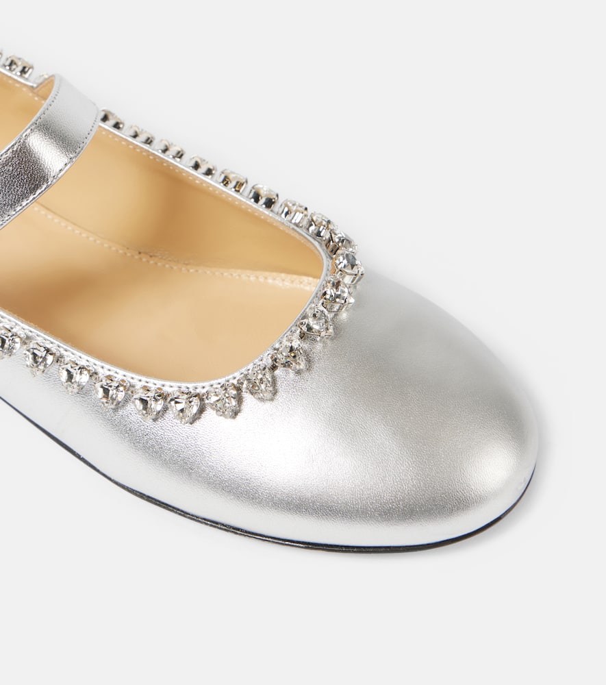 Mach & Mach Audrey leather ballet flats