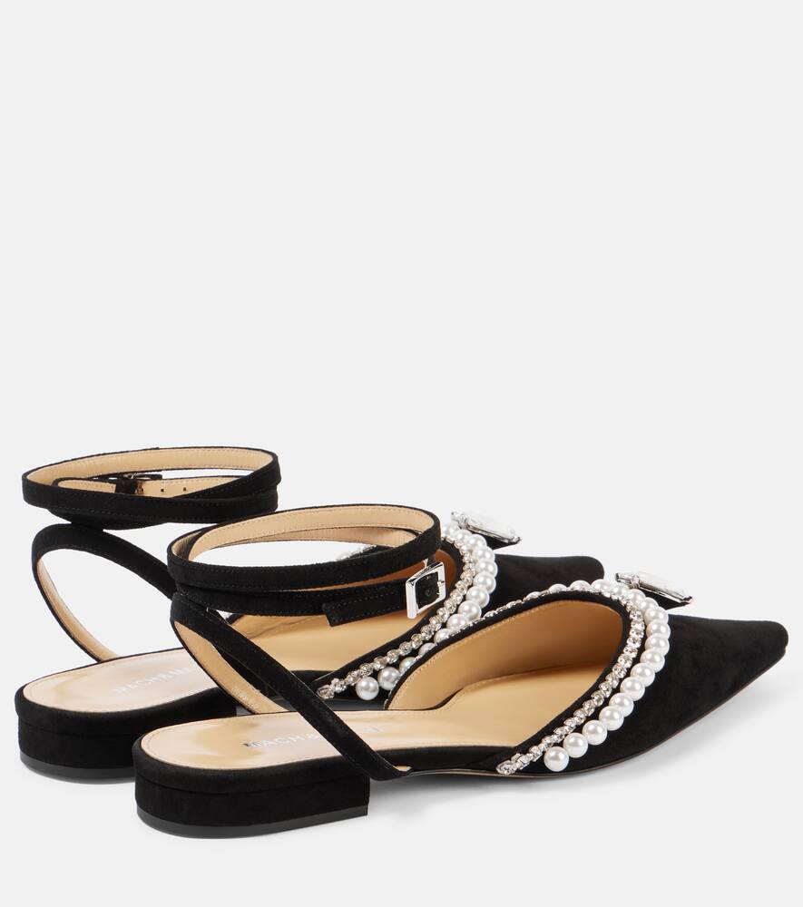 Mach & Mach Diamond of Elizabeth suede flats