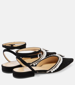 Mach & Mach Diamond of Elizabeth suede flats