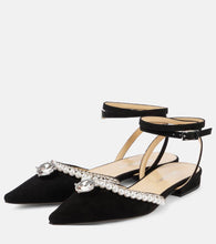 Mach & Mach Diamond of Elizabeth suede flats