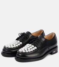 Mach & Mach Sirene embellished leather loafers