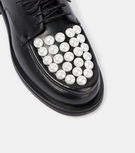 Mach & Mach Sirene embellished leather loafers
