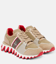 Christian Louboutin Nastroshark leather and canvas sneakers - Christian Louboutin Nastroshark 皮革帆布运动鞋