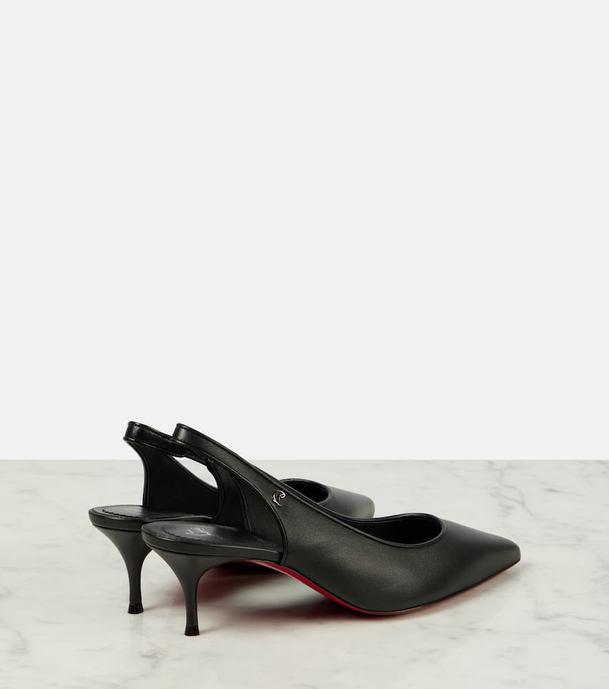 Christian Louboutin Sporty Kate 55 leather slingback pumps