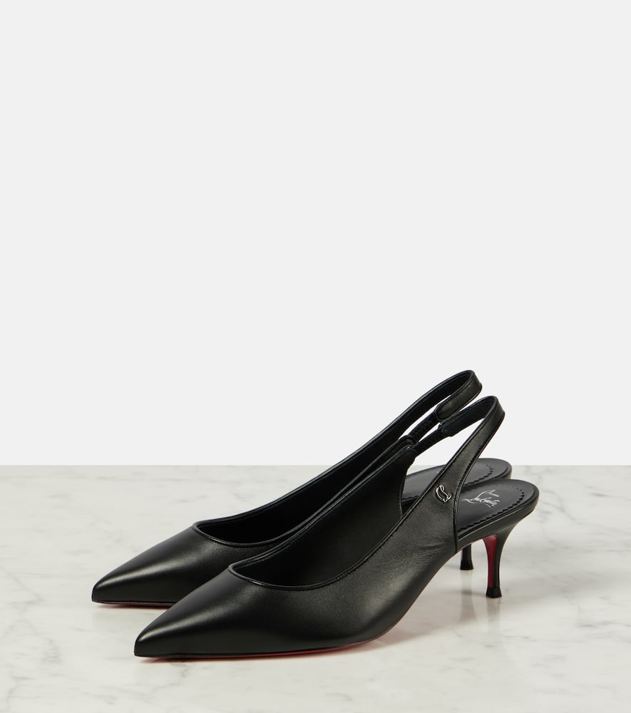 Christian Louboutin Sporty Kate 55 leather slingback pumps