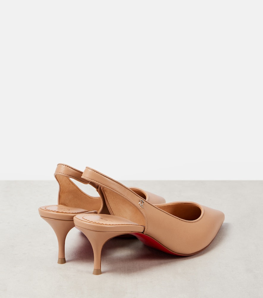 Christian Louboutin Sporty Kate Sling 55 leather slingback pumps