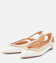 Aquazzura Cinemax leather ballet flats