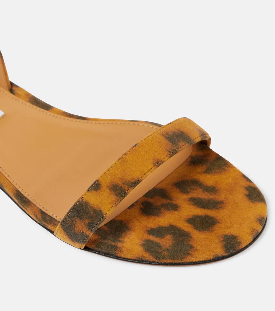 Aquazzura So Nude leopard-print suede sandals