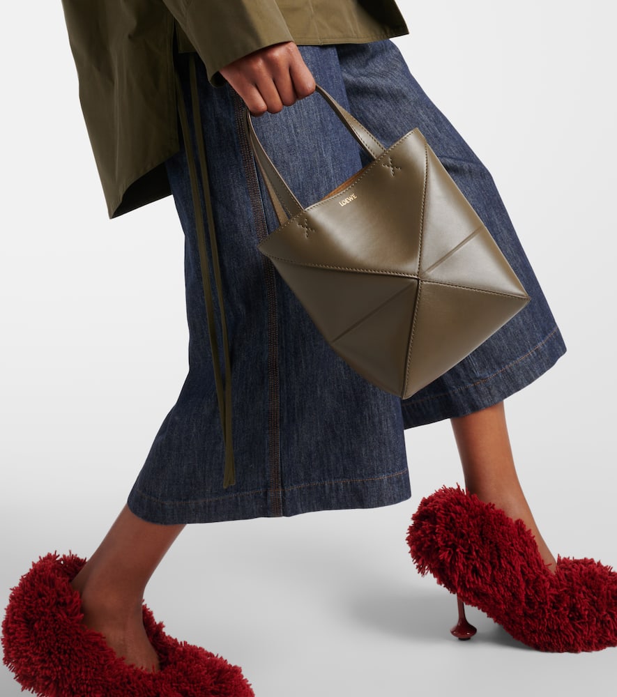 Loewe Puzzle Fold Mini leather tote bag