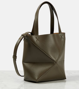 Loewe Puzzle Fold Mini leather tote bag