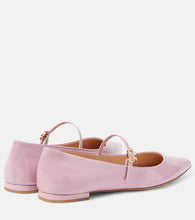 Gianvito Rossi Ribbon Jane 05 patent leather Mary Jane flats