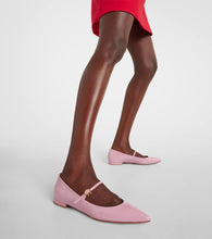 Gianvito Rossi Ribbon Jane 05 patent leather Mary Jane flats