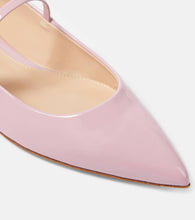 Gianvito Rossi Ribbon Jane 05 patent leather Mary Jane flats