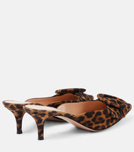 Gianvito Rossi Portofino 55 leopard-print suede mules