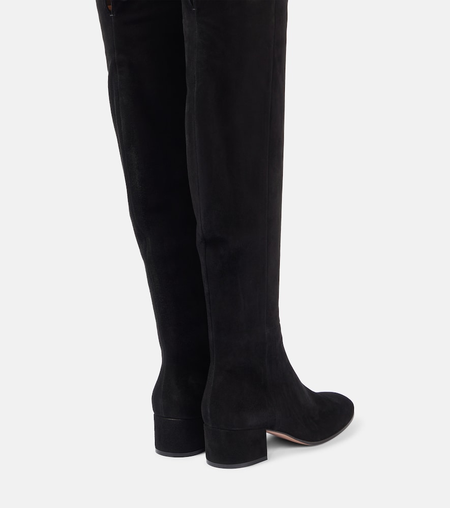 Gianvito Rossi Suede knee-high boots