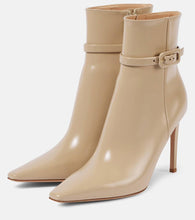 Gianvito Rossi 95 patent leather ankle boots