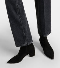 Gianvito Rossi Lyell 45 suede ankle boots